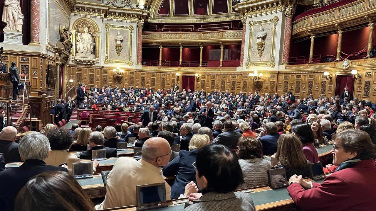 Vœux du Président du Sénat, Gérard Larcher, aux parlementaires.