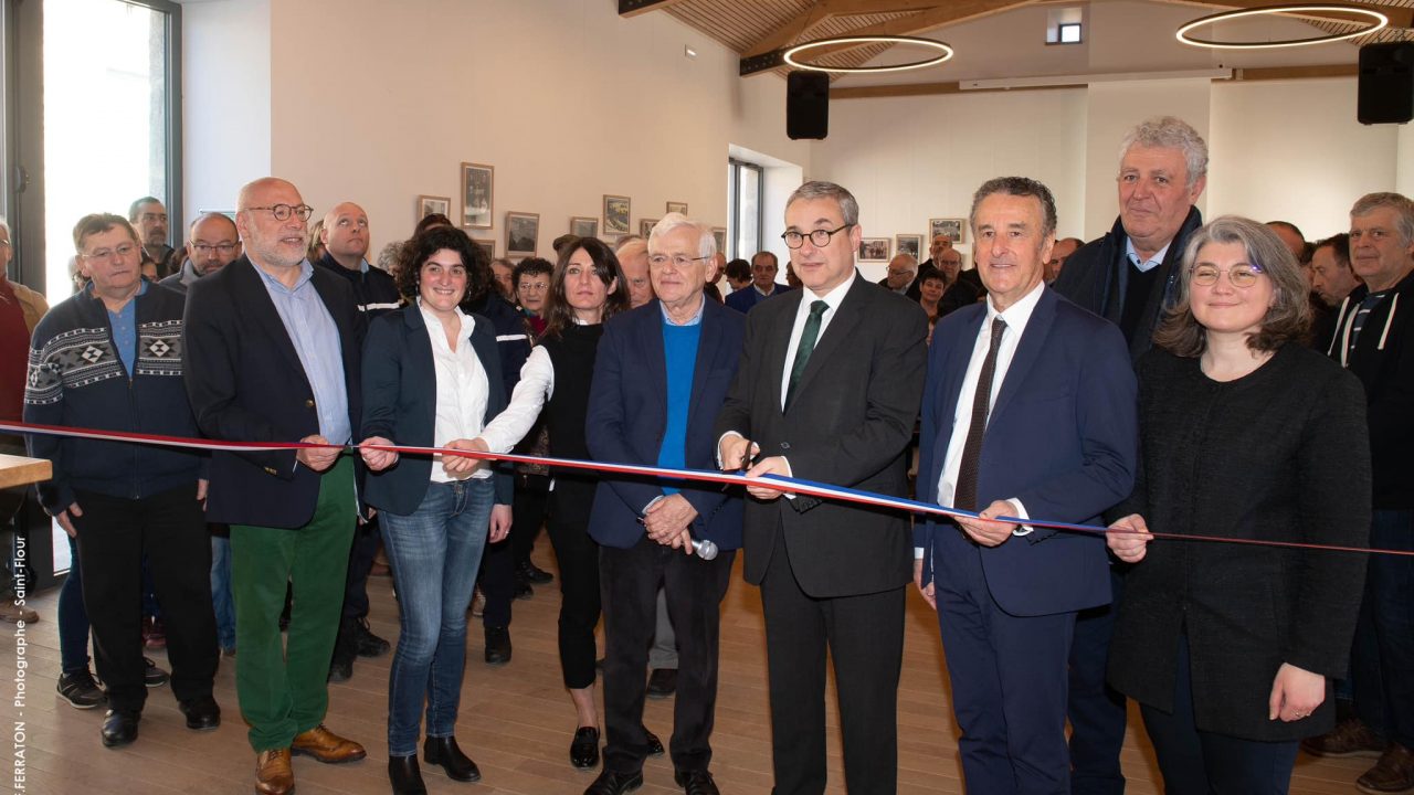 Inauguration à Clavières : résidences seniors en Margeride, salle des fêtes et divers équipements publics.