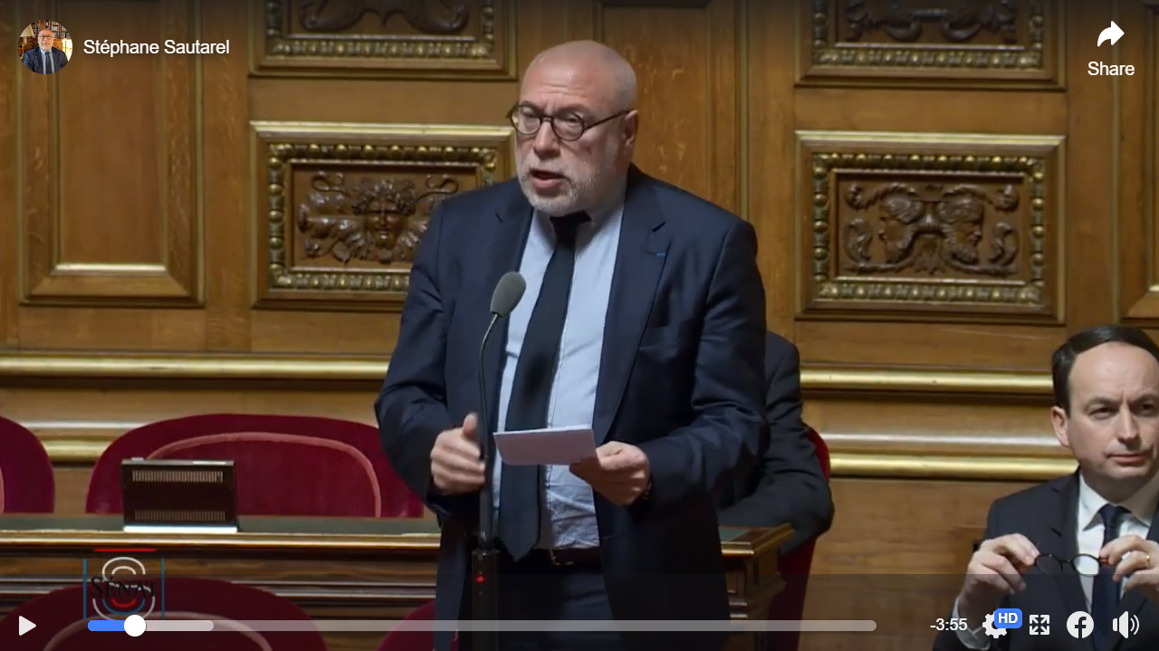 Question au Gouvernement sur la possible délégation de la compétence eau et assainissement par les communautés de communes.