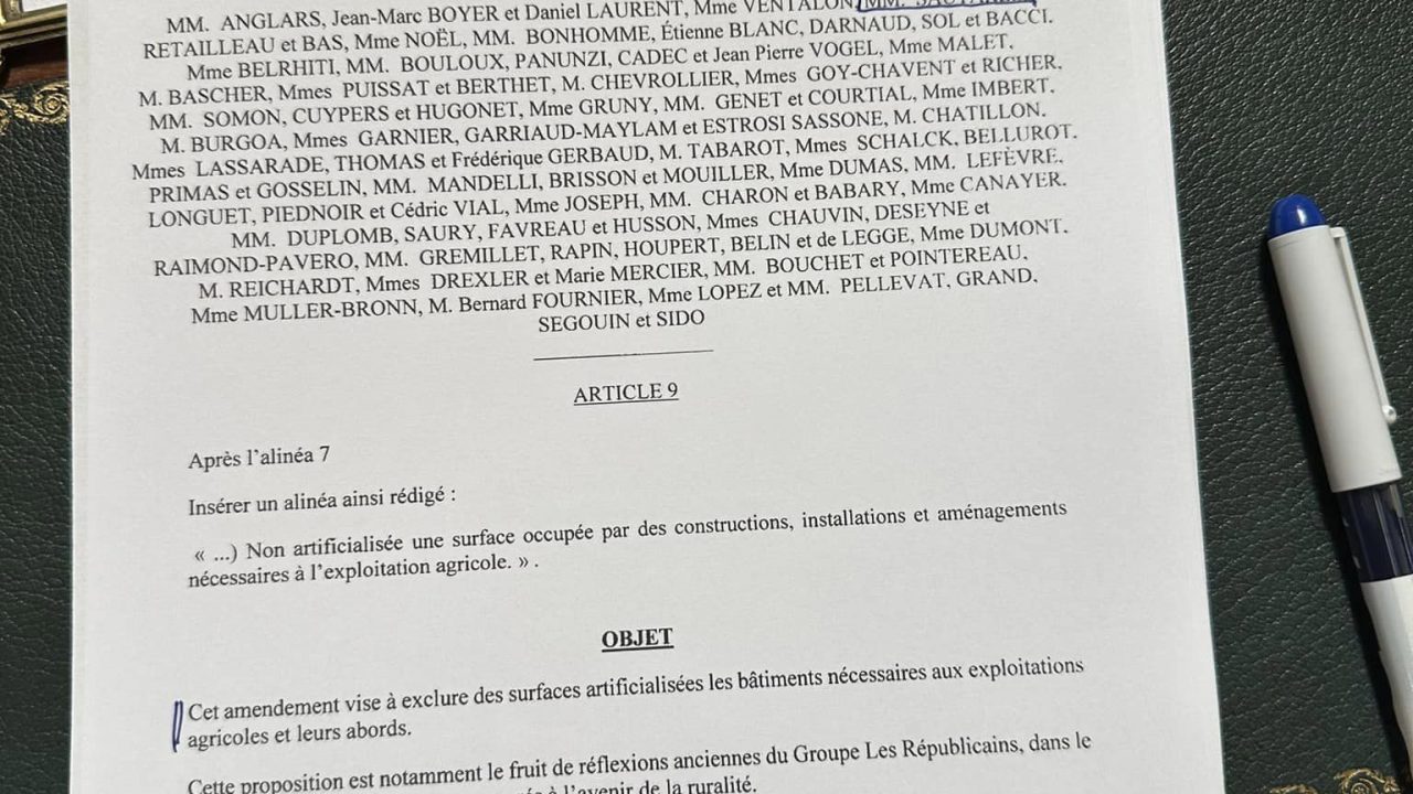 Adoption au Sénat de la PPL visant à faciliter la mise en œuvre des objectifs de « zéro artificialisation nette »