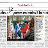 Colère : L’Etat supprime 12 classes dans les écoles du Cantal, sans écouter per...
