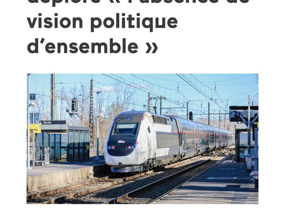 Point presse au Sénat sur les investissements dans nos infrastructures de mobilité