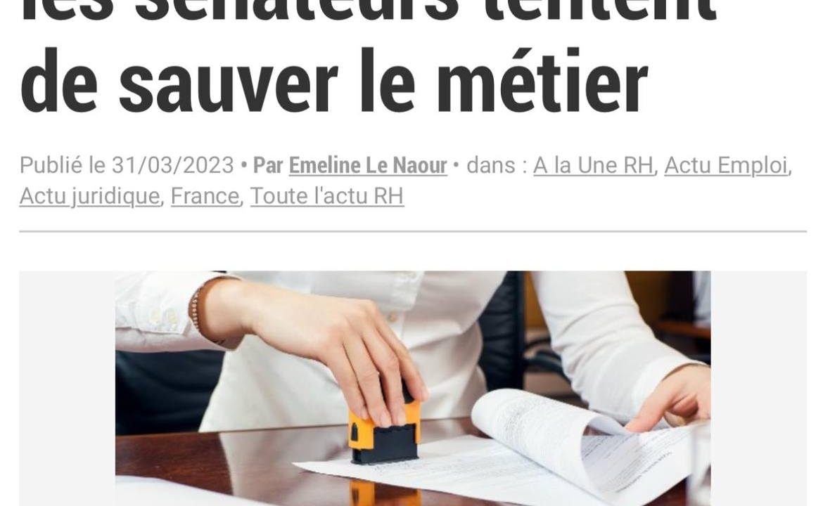 Revalorisation du statut de secrétaire de mairie,