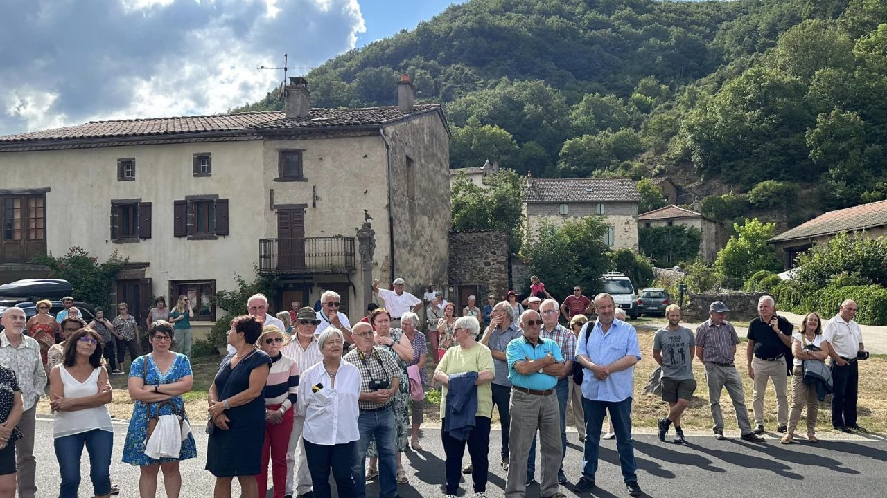 Inauguration des travaux du bourg à Bonnac