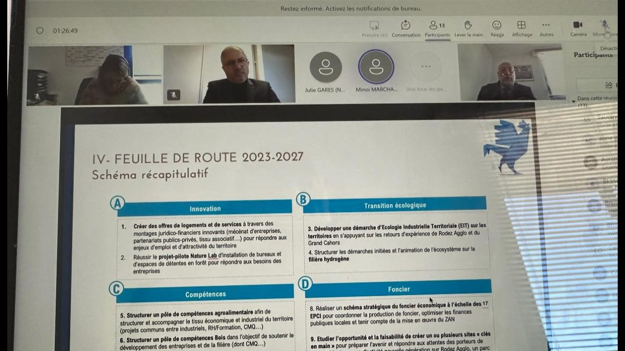 Comité de pilotage de notre « Territoire d’industrie », avant la dernière semaine de la session parlementaire au Sénat