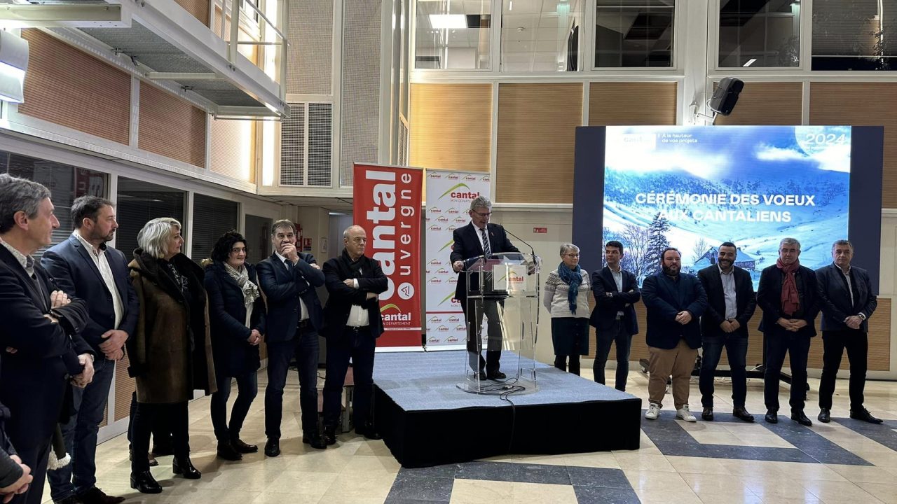 Cérémonie de vœux au Conseil départemental du Cantal