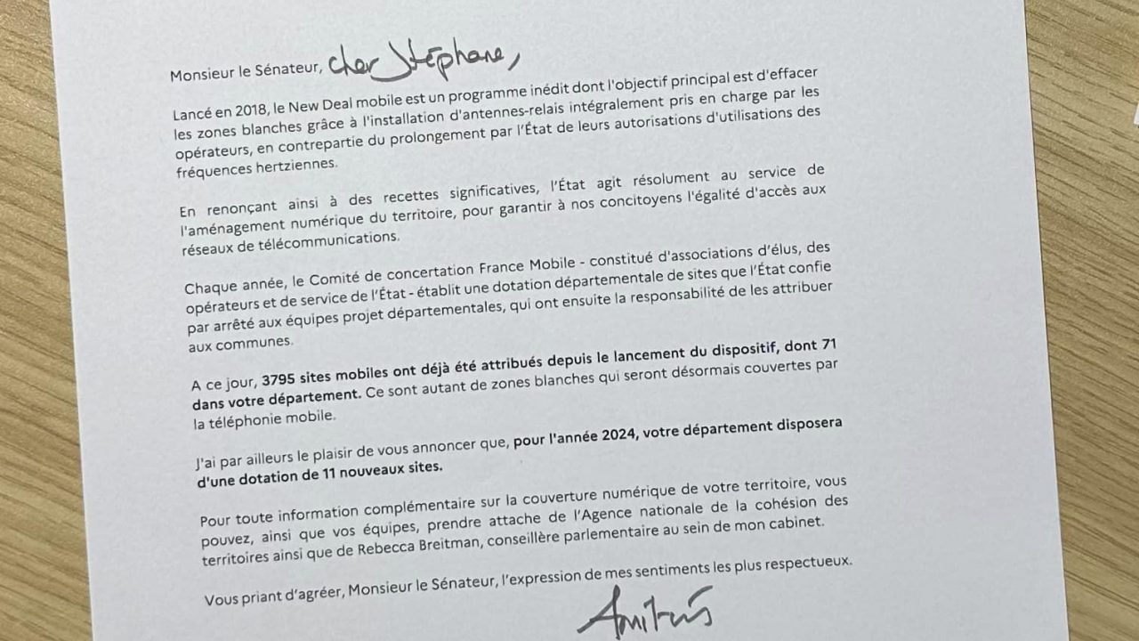 POINT SUR : téléphonie mobile et très haut débit (fibre)