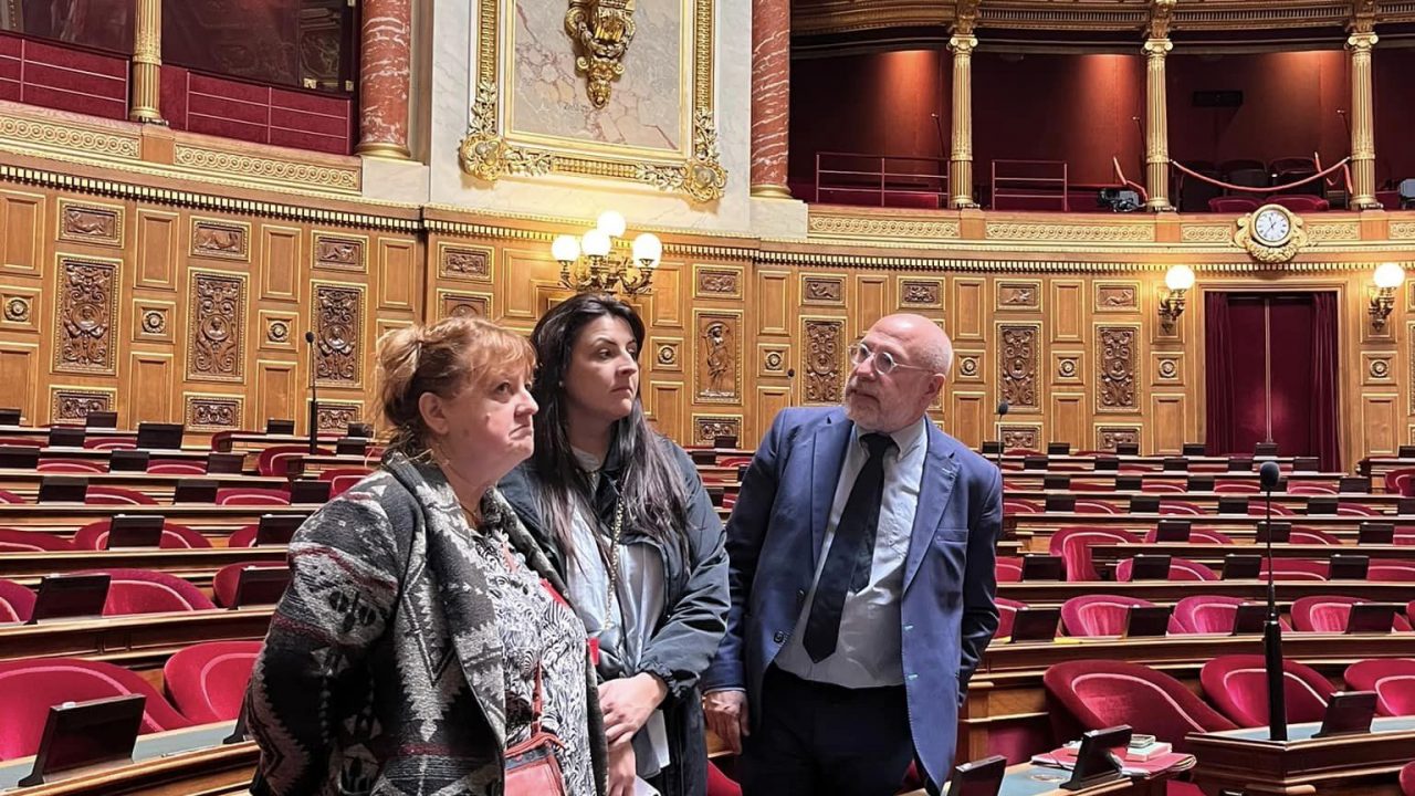 Accueil d’élus cantaliens au Sénat