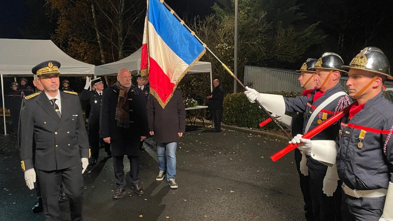 Cérémonie de la Sainte-Barbe au Centre d’incendie et de secours d’Aurillac