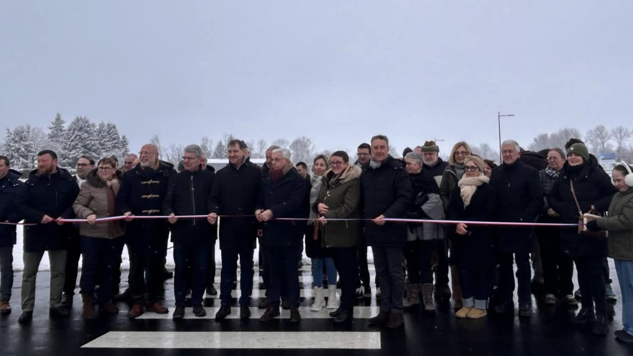 Inauguration de la zone d’activité de la Dinotte 2 à Mauriac