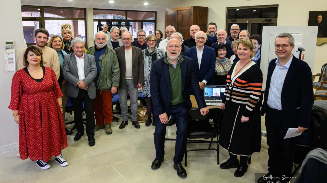 Intervention sur les finances publiques locales avec les Maires du Vaucluse.