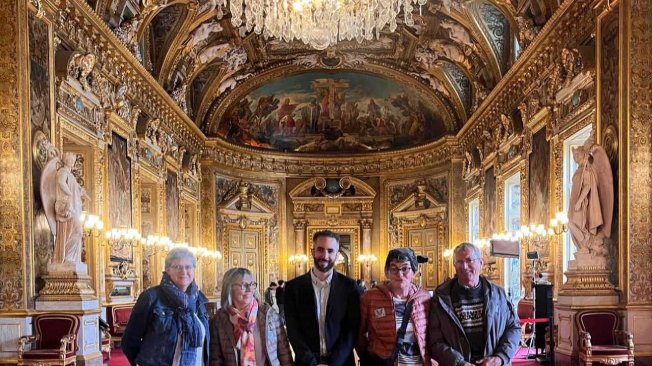 Bienvenue aux élus de Saint-Amandin au Sénat