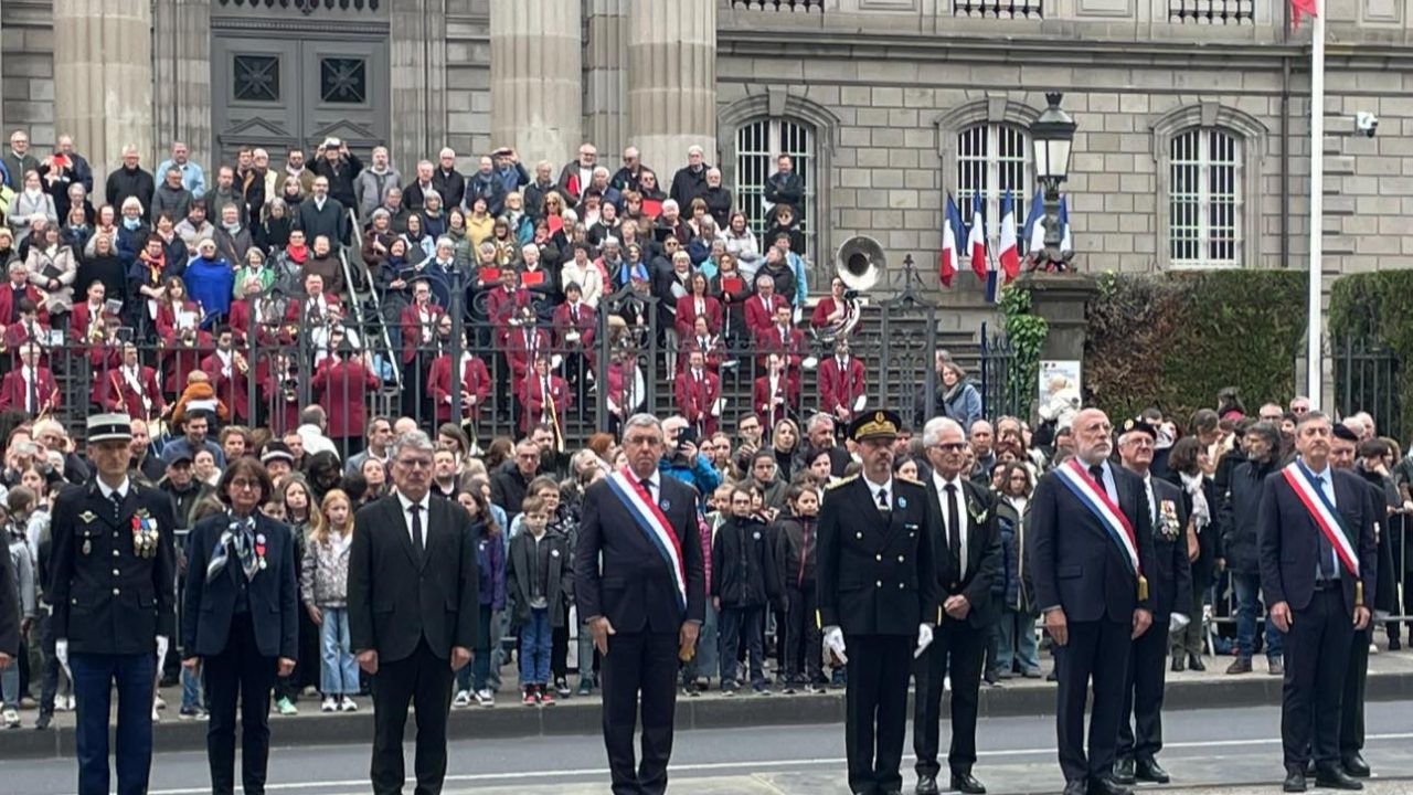Cérémonie du 80e anniversaire de la victoire du 8 mai 1945 et de la capitulation de l’Allemagne nazie