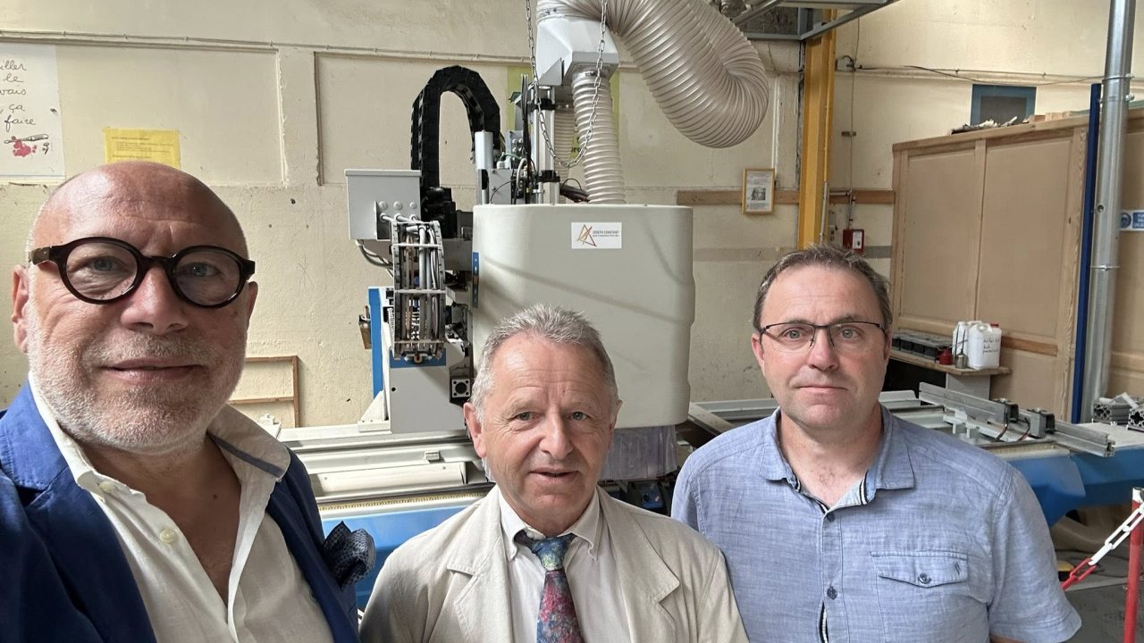 Visite du lycée Professionnel Joseph Constant de Murat : la passion du Bois