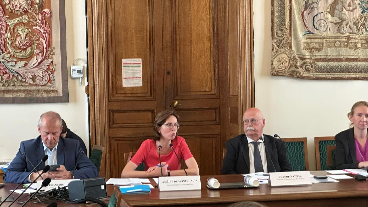 Commission des finances du Sénat : audition de la ministre des comptes publics Amélie de Montchalin