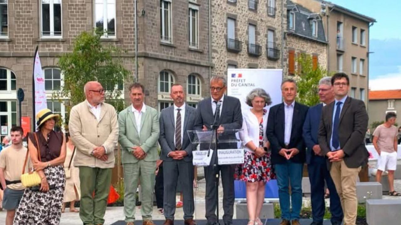 Inauguration de la place d’Armes de Saint-Flour