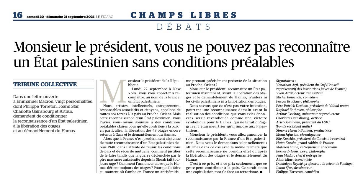 Emmanuel Macron, Israël, la Palestine et les Juifs : la France déconsidérée !