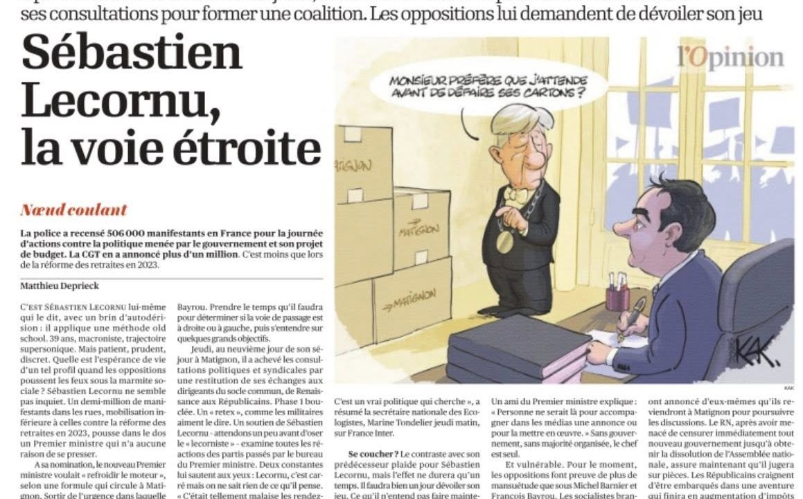 Pour sortir d’une impasse il faut reculer avant d’emprunter une autre voie …