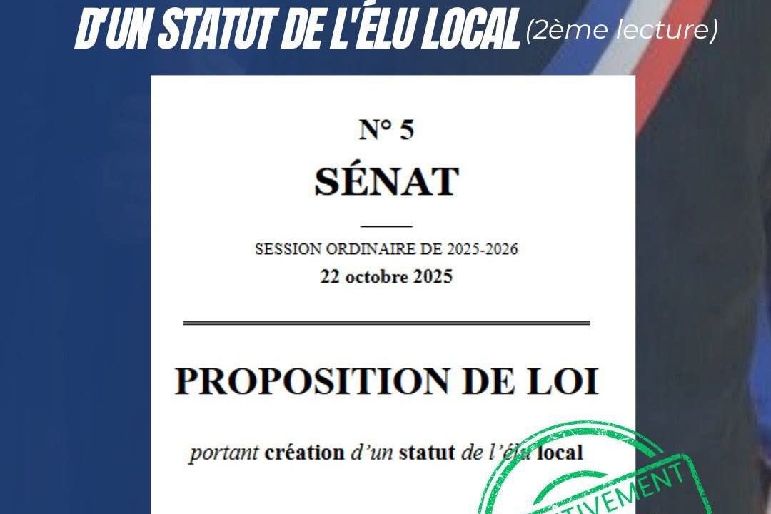 Le statut de l’élu est définitivement adopté !…
