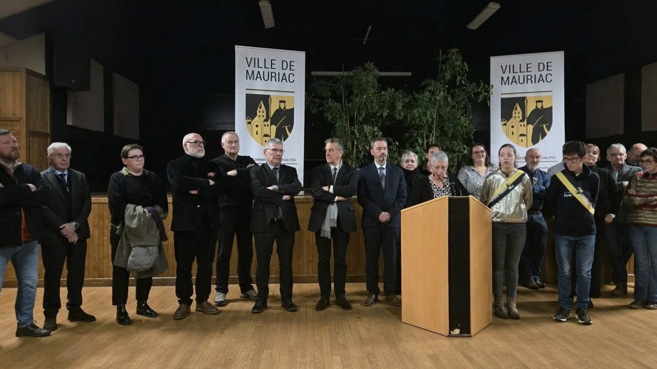 Vœux à Mauriac et au Falgoux