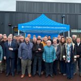 Nouvelle remise de barnums aux communes cantaliennes....