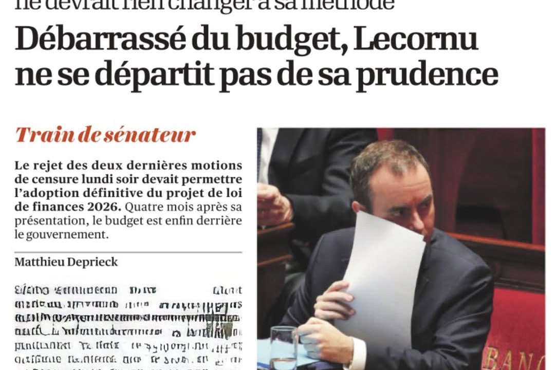 Fin du marathon budgétaire : le projet de loi de Finances pour 2026 définitivement adopté par le Pa…