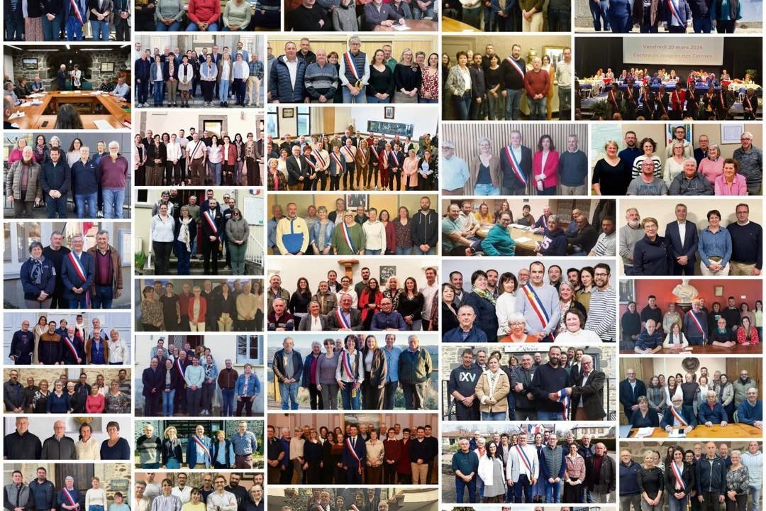 Félicitations à l’ensemble des Maires et conseillers municipaux nouvellement élus dans le Cantal