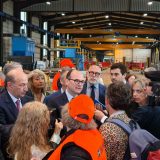 Le Cantal industriel : Accueil de Sébastien Martin, Ministre de l’industrie....