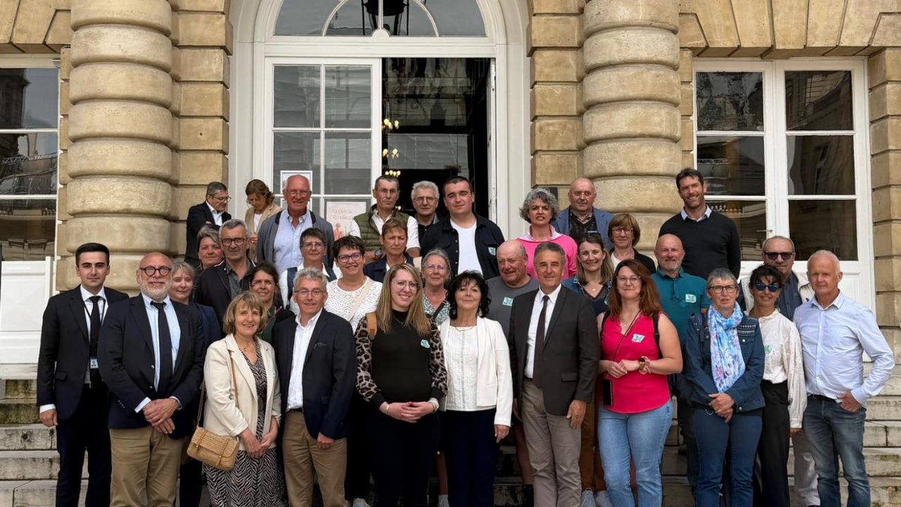 Accueil des élus de Paulhac et des Ternes au Sénat….