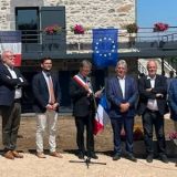 Inauguration des Logis du menuisier à Rézentières....